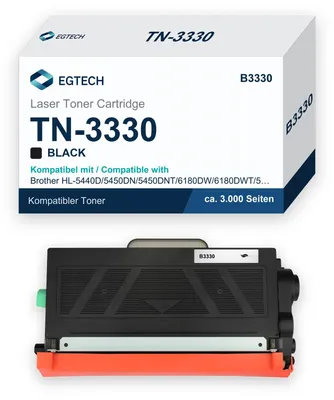 Produktbild von Toner kompatibel mit Brother TN-3330 HL-5440D HL-5450DN HL-5450DNT HL-6180DW
