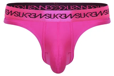 Image de SUKREW - Sous-vêtement String Hommes - Classic Thong Party Pink - 1x Taille S