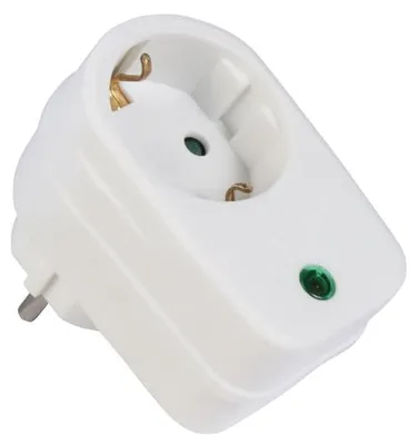 Zdjęcie produktu dla Adapter gniazda z ochroną przeciwprzepięciową ''Surge-Pro''