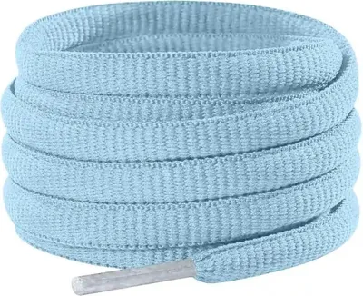 Produktbild von Ovale Schnürsenkel für Laufschuhe - Blau Hell - 120 cm