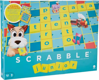 Produktbild von Mattel Games Junior Scrabble, Brettspiel, Wort, 6 Jahr(e), Familienspiel