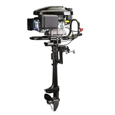 Obrázek produktu pro Závěsný lodní motor Grünwelt GW-200FC – 6,5 HP, 4taktní, vzduchem chlazený, benzínový, 22,4 kg