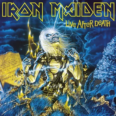 Obrázek produktu pro Iron Maiden - Live After Death (Anniversary/Limited Edition) (RSD 2025) (Blue/Yellow Coloured) (180 g) (2 LP)