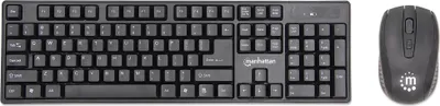 Immagine prodotto di Manhattan 178990 Manhattan Wireless Desktop Set mit Funktastatur und Funkmaus