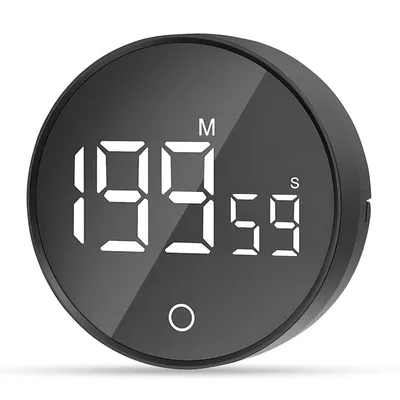 Produktbild von Digitaler Küchentimer mit Magnet,199 Minuten Countdown, 3 Lautstärken, großes LED-Display, lautloser Modus,Kurzzeitmesser, Eieruhr