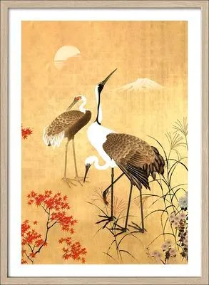 Produktbild von Gerahmtes Bild Storks 53x73 cm