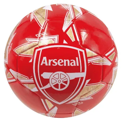 Produktbild von van der Meulen Fußball Arsenal Gold Spark Größe 5 rot-gold
