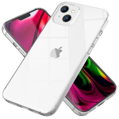 Zdjęcie produktu dla Etui na iPhone'a 14 Plus - przezroczyste, odporne na zarysowania etui i silikonowy bumper
