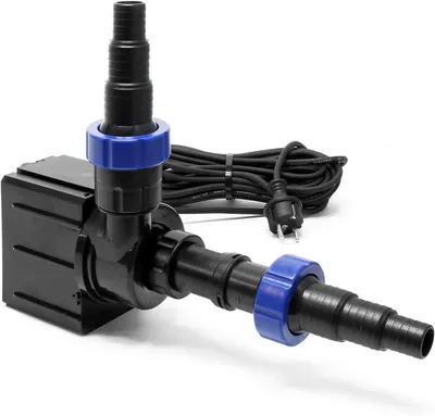 Image de Pompe pour étang - Pompe de filtration - Pompe pour ruisseau - Pompe pour fontaine - Pompe à eau - Capacité : 10 000 litres par heure - Économique en énergie : 80W