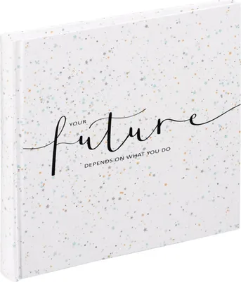Produktbild von Hama Buch-Album Letterings, 18x18 cm, 30 weiße Seiten, Future