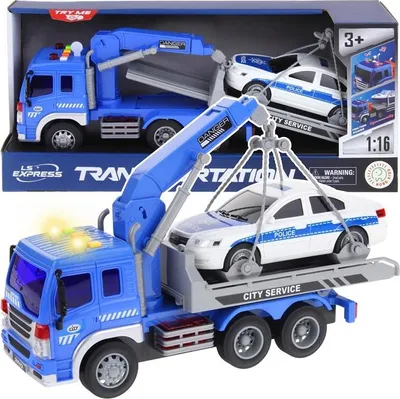 Image de Camion Dépanneuse avec grue Voiture de police