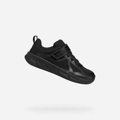 Produktbild von Geox Barfuß-Sneaker für schwarze Jungen, Foot-run 34