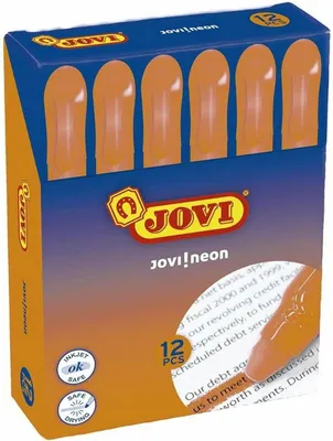 Obrázek produktu pro Zvýrazňovač Jovi Jovi! neonově oranžový (12 kusů)