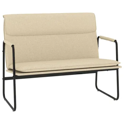 Immagine prodotto di Panchina VidaXL color crema 100x64x80 cm in tessuto