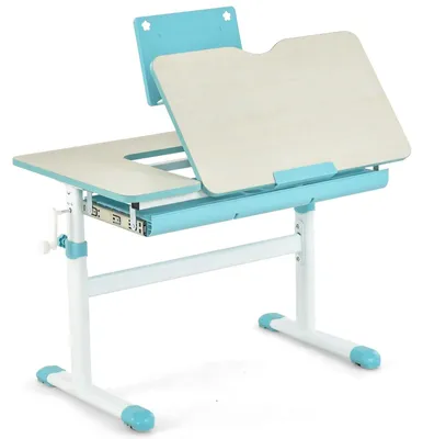 Produktbild von Kindertisch - Kindertafel - Jugendtisch - Zeichenbrett - Schultisch - Höhenverstellbar, 51-73 cm