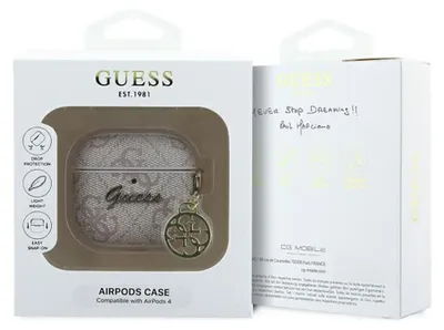 Image de Guess Gua4G4Gsmp Airpods 4 Cover Różowy/Pink 4G Charm Collection