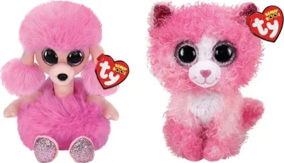 Zdjęcie produktu dla Ty - pluszaki - Beanie Boo - pudel Camilla i kot Reagan