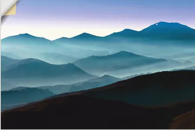 Produktbild von ARTland Wandbild, selbstklebend Bergpanorama in Asturien Größe: 60x40 cm