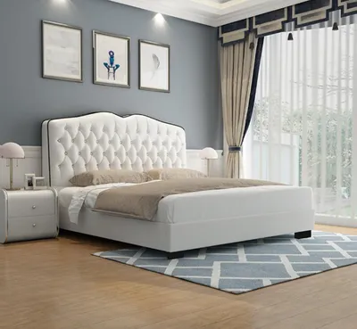 Immagine prodotto di Letto Chesterfield imbottito letto matrimoniale letti di design letto nuovo