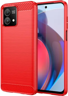 Produktbild von König Design Hülle kompatibel mit Kunststoff Soft Handyhülle - Handy Case Rot
