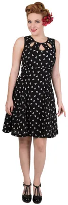 Produktbild von Mini-Kleid im Vintage-Stil von Banned – "Tell The Story", Schwarz, Größe XS