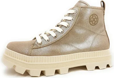 Produktbild von Bugatti Woman Daiquiri Damenschuhe Stiefeletten Schnürer Schnürstiefel Gold Freizeit