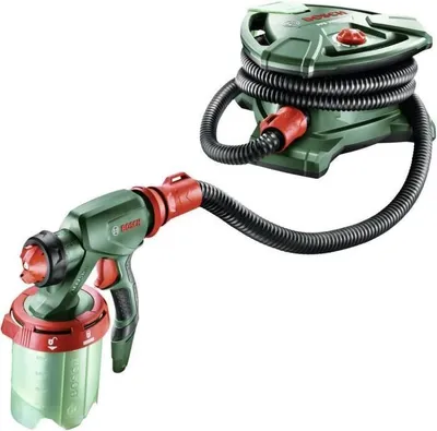 Immagine prodotto di Pistola a spruzzo Bosch PFS 7000, 1400 W, 700 ml/min, serbatoio da 1 litro, incl. 2 godet da 1000 ml
