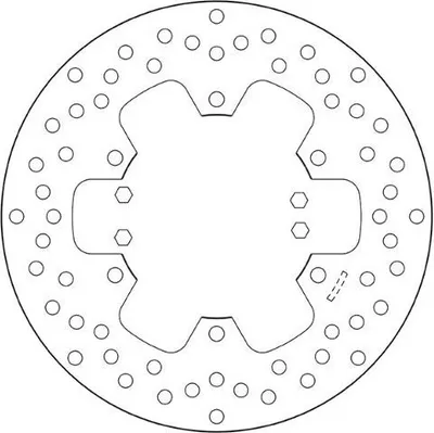 Produktbild von BREMBO Bremsscheibe für YAMAHA MOTORCYCLES YZF 245mm 68B407H8