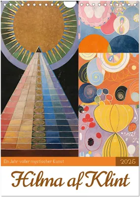 Produktbild von Hilma af Klint - Ein Jahr voller mystischer Kunst (Wandkalender 2025 DIN A4 hoch), CALVENDO Monatskalender