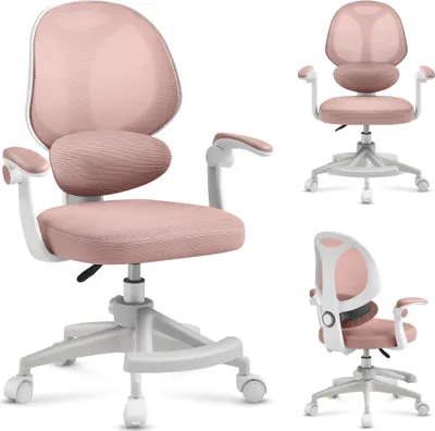 Produktbild von MARK ADLER Junior 4.5 Rosa | Verstellbarer Drehstuhl für Kinder und Teenager | Höhenverstellbar