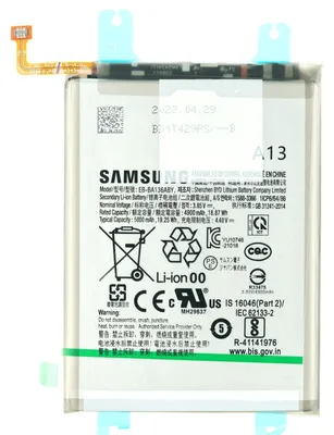 Produktbild von Samsung Galaxy A13 5G SM-A136B Akku EB-BA136ABY + Kleber - 4900 mAh