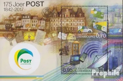 Produktbild von Briefmarken Luxemburg 2017 Mi Block40 (kompl.Ausg.) postfrisch Post