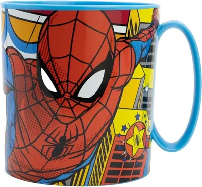 Produktbild von Spiderman Becher Mikrowellengeeigneter Kunststoffbecher 390ml