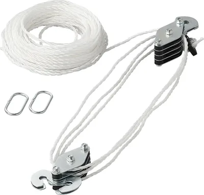 Immagine prodotto di Paranco a carrucola con fune in nylon da 20M