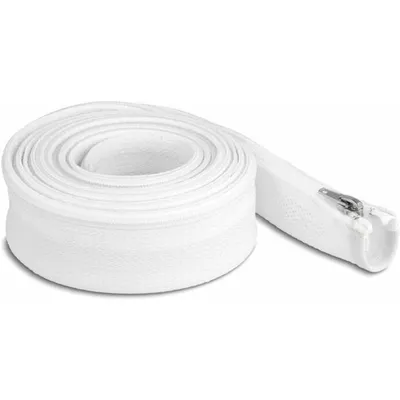 Produktbild von DELOCK Geflechtschlauch mit Reißverschluss 3 m x 50 mm weiß