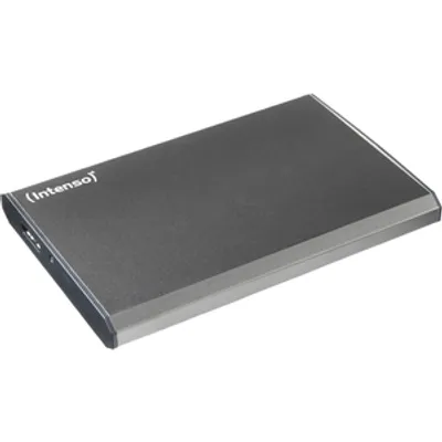 A product shot of an external hard drive on a white background.