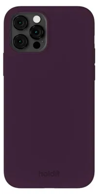 Obrázek produktu pro Silikonový obal Holdit pro iPhone 12 / 12 Pro – tmavě fialová barva