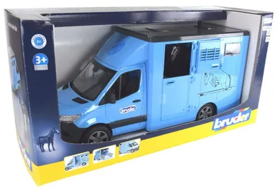 Image de BRUDER MB Sprinter transporteur d'animaux