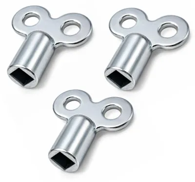 Productafbeelding van 3 stuks ontluchtingssleutels 5 mm vierkant - Radiatorontluchtingsset