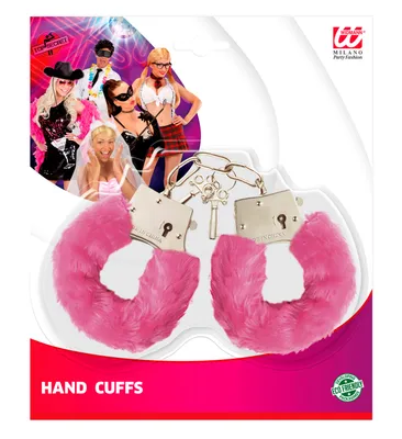 Produktbild von Handschellen mit pinkem Fell