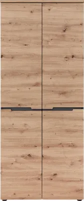 Produktbild von Schuhschrank Garderobenschrank Memphis 2-türig Artisan Eiche Graphit