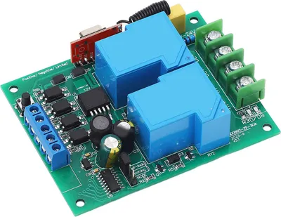 Obrázok produktu pre Modul riadenia jednosmerného motora Dopredu a dozadu Diaľkové ovládanie motora s koncovým spínačom DC12?24V