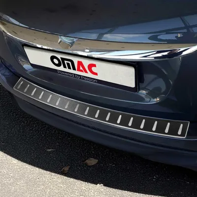 Image de Protection Seuil De Pare-Chocs Arriére pour Fiat 500X 2014-2025 Folie De Carbone