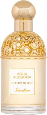 A bottle of Guerlain Aqua Allegoria Nettare di Sole Eau de Toilette for women.