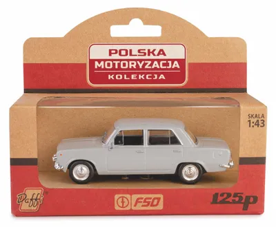 Obrázok produktu pre Model 1:43, FIAT 125P PRL, sivý