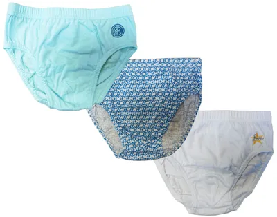 Obrázok produktu pre Detské slipky Milano B2yin13504x6, chlapčenské, slipky, kód: B2YIN13504X6, veľkosť: 4/5 rokov, farba: biela/modrá