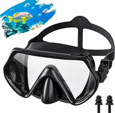 Produktbild von Famanu Schnorchelset Erwachsene - Tauchbrille und Trockenschnorchel - Gehärtetes Glas - Anti-Leck und Anti-Beschlag