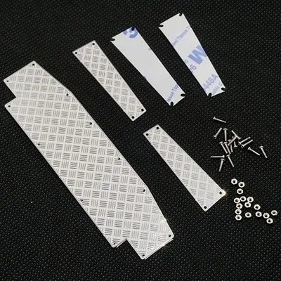 Imagen del producto de Yeah Racing TRX4-025, Juego de soportes para parachoques (delantero/trasero), Acero, Plateado