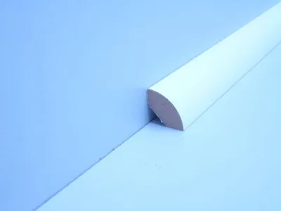 Produktbild von B.S. Bauprogramm Viertelstab 250 cm 18 x 18 mm weiß