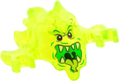 Produktbild von 1x Lego Minifigur Ninjago Skreemer Kopf Maske neon grün offener Mund 19861pb02